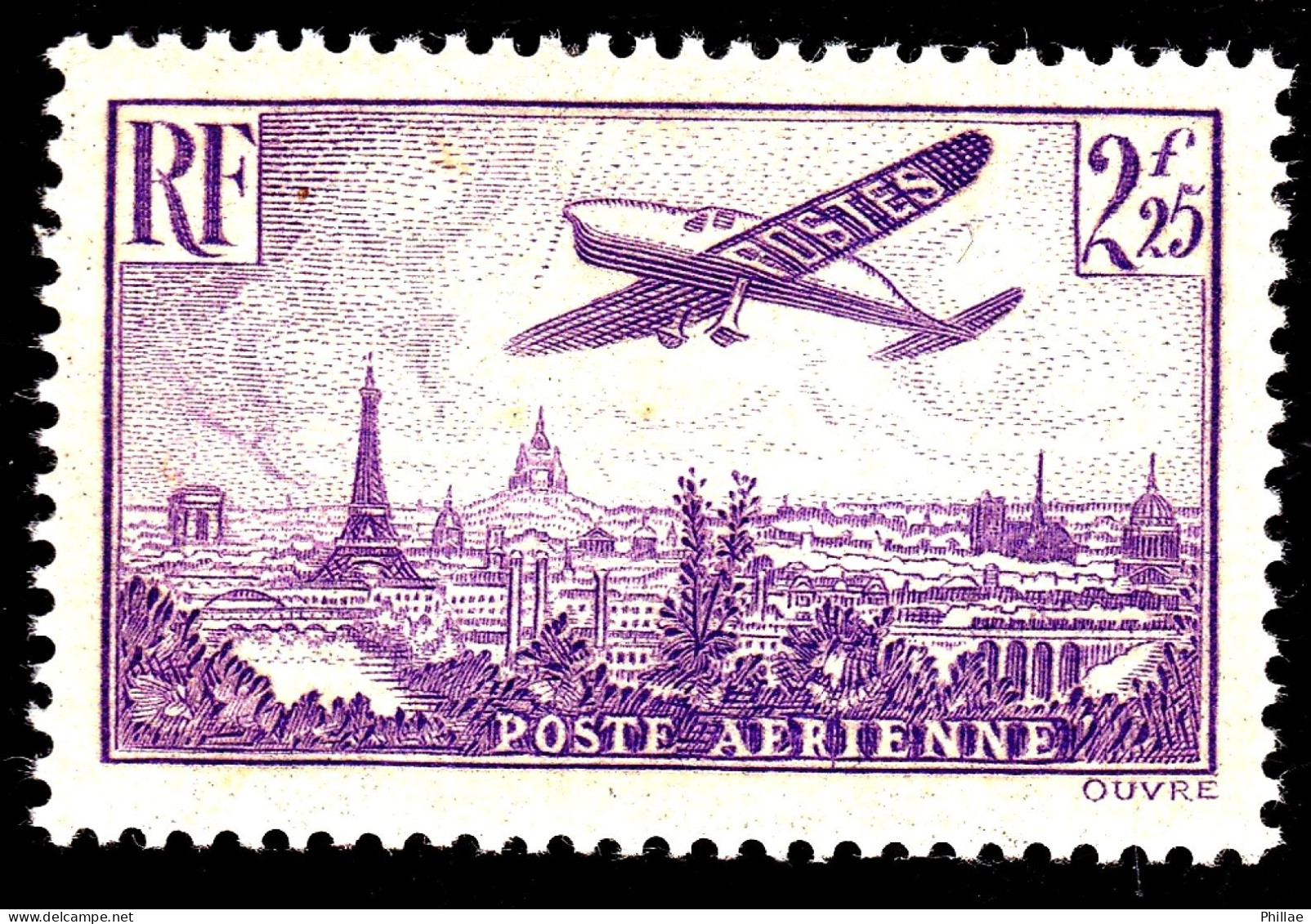 PA  10 - 2F25 Violet - Neuf N** - TB - 1927-1959 Neufs