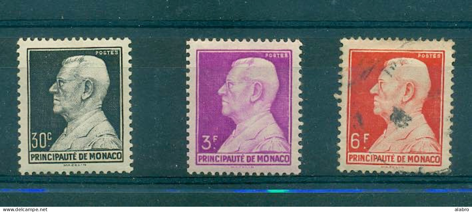 Prince Louis II - Used Stamps