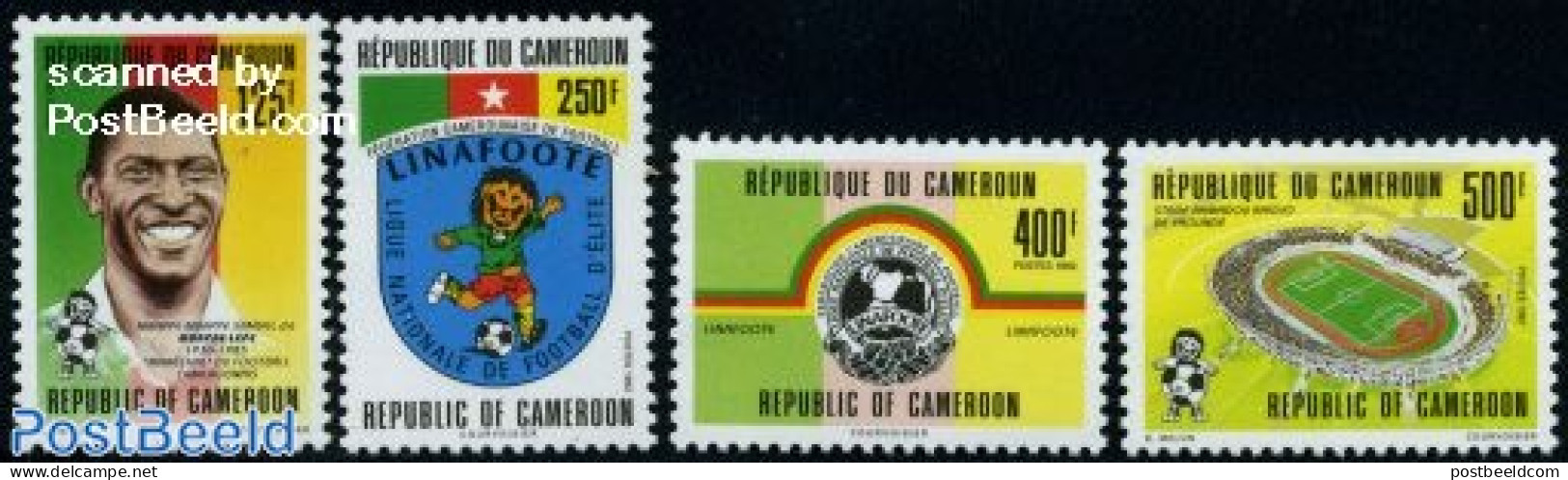 Cameroon 1992 Football 4v, Mint NH, Sport - Football - Cameroon (1960-...)