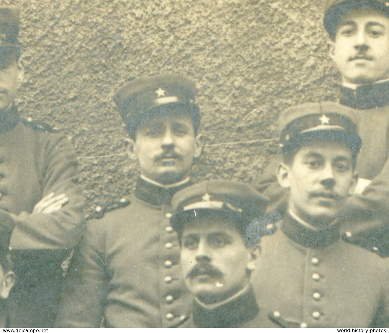 CPA Photo - " Un Peloton De Cavaliers De Paris " Beau Portrait De Soldat & Officier  Unité à Identifier - 15e Hussards ? - Uniformes