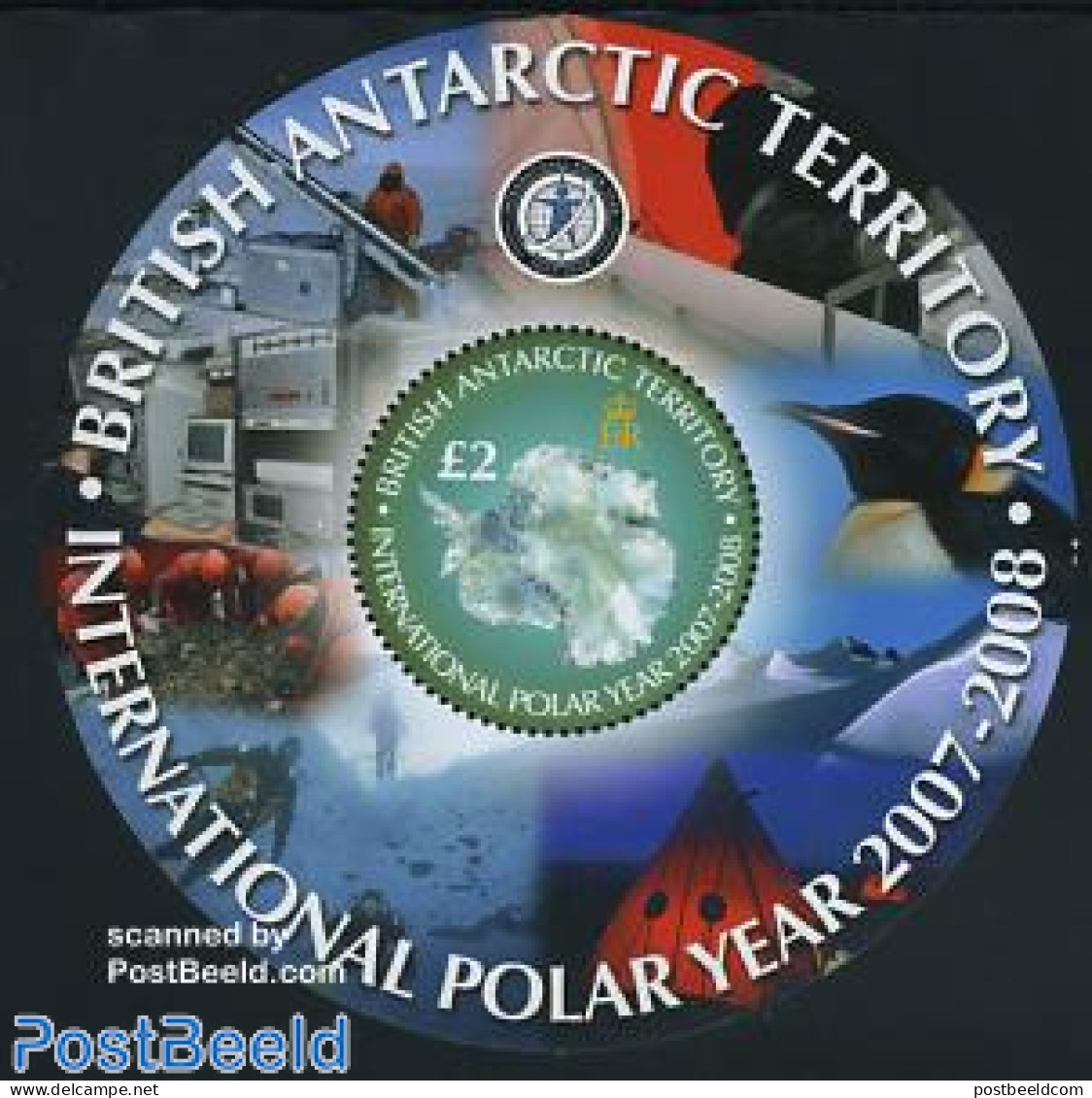 British Antarctica 2007 Int. Polar Year S/s, Mint NH, Nature - Science - Various - Penguins - The Arctic & Antarctica .. - Géographie