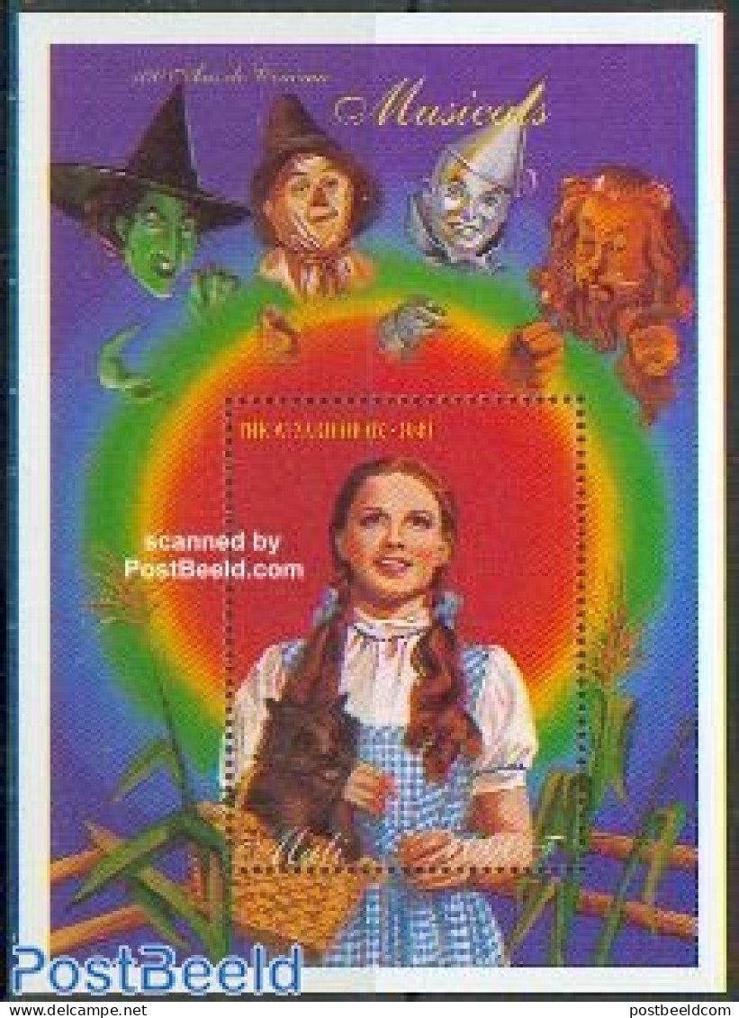 Mali 1995 The Wizard Of Oz S/s, Mint NH, Performance Art - Music - Theatre - Musica