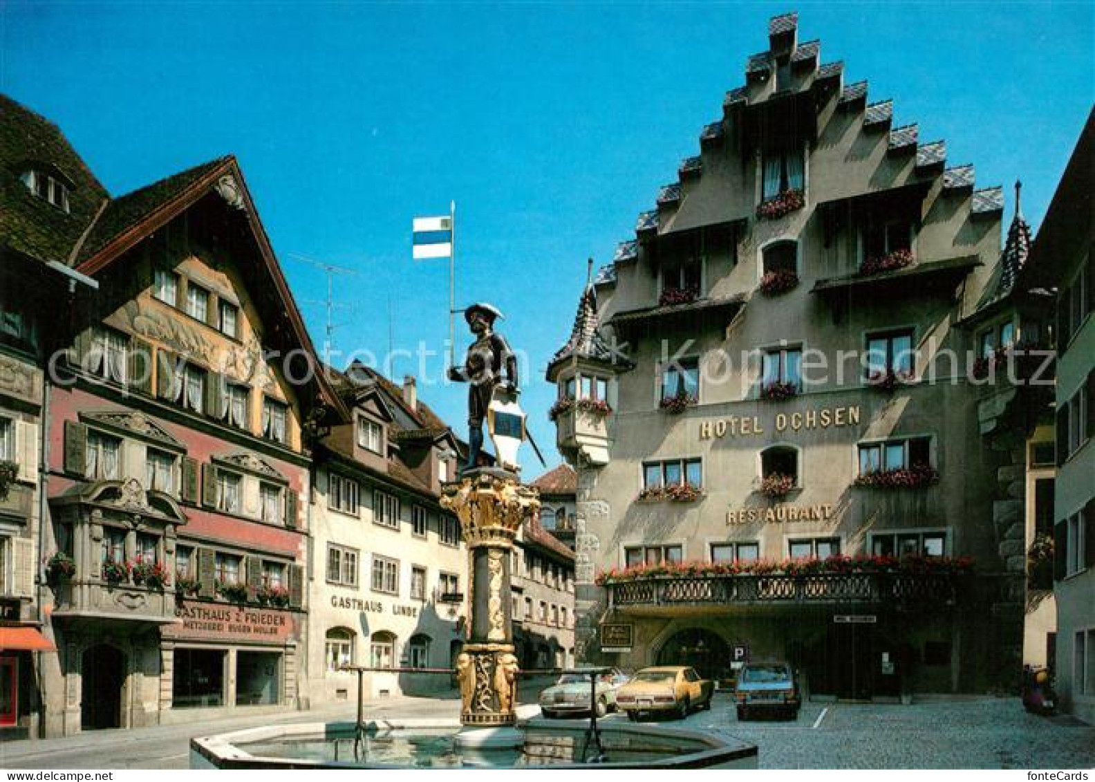 13599603 Zug ZG Kolinbrunnen Kolinplatz Hotel Ochsen Zug ZG - Andere & Zonder Classificatie