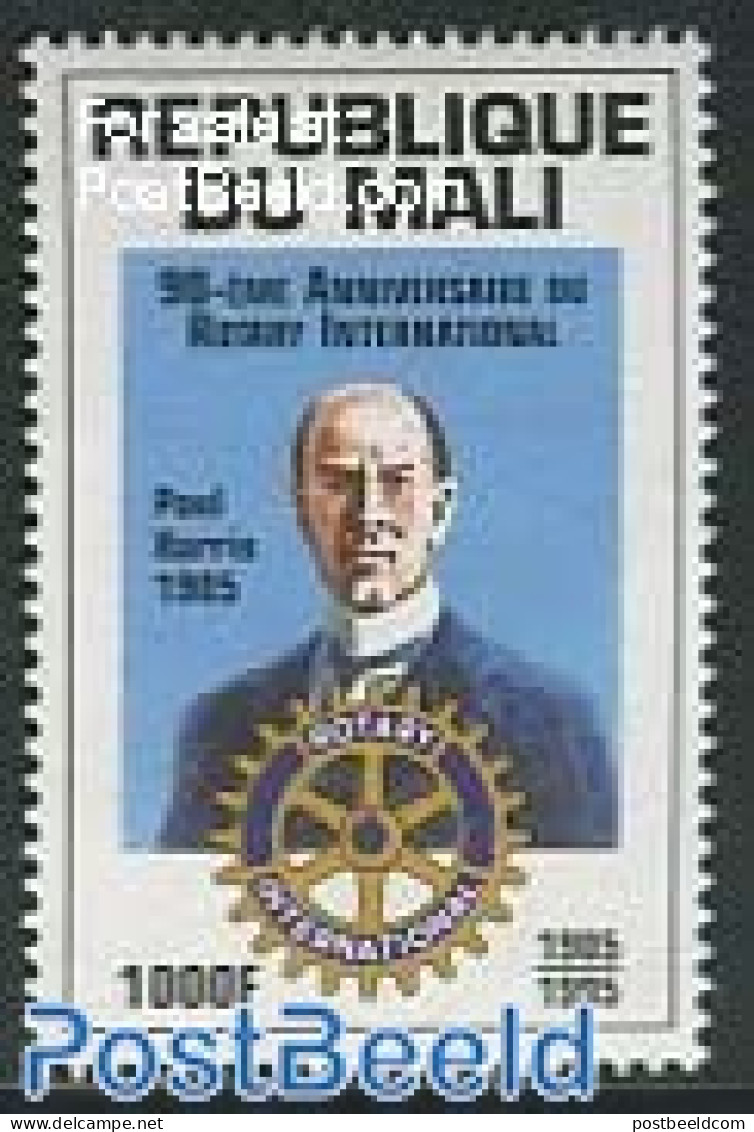 Mali 1995 Rotary International 1v, Mint NH, Various - Rotary - Rotary, Lions Club