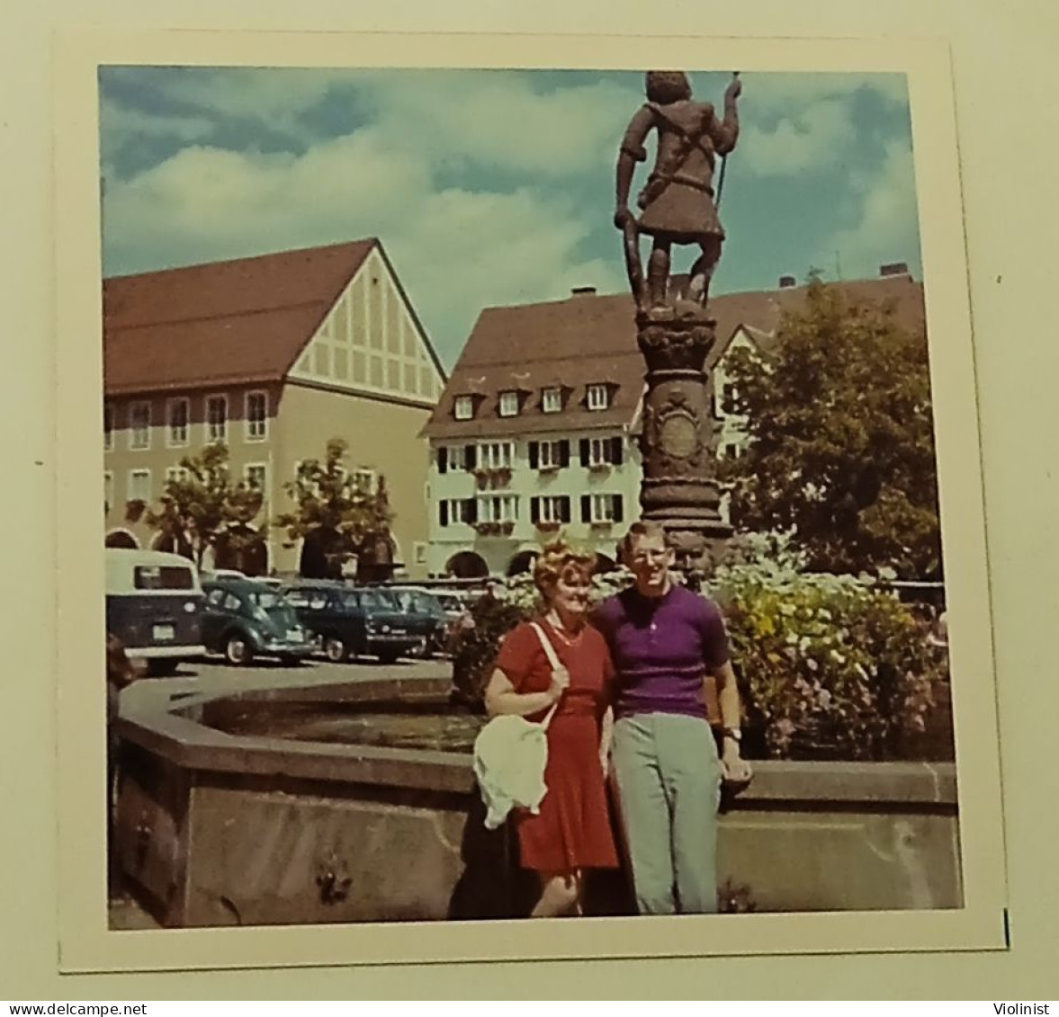 Germany-Woman And Man In The Square Of Freudenstadt - Luoghi