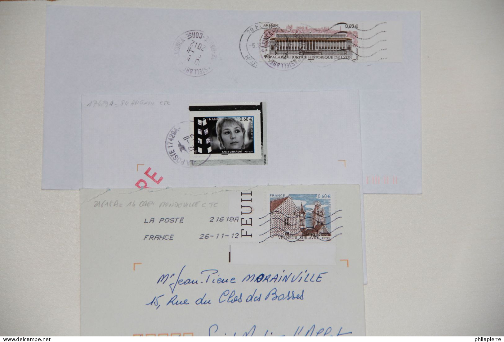 Lettres France, Timbres Oblitérés N°4679, N°4685, N°4686, N°4695, N°4696,  2012, TTBE - 1961-....