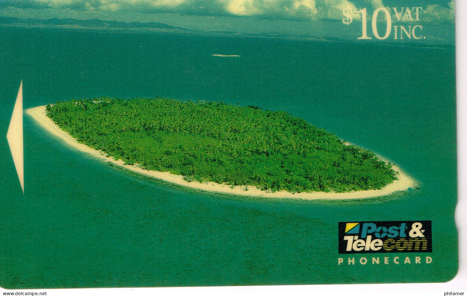 FIDJI FIJI Telecarte Phonecard CARTE MAGNETIQUE 10 $ SUVA NATURE GIFT MAMANUCA GROUP ROMANTIC PARADISE TOURISME UT BE - Fidji