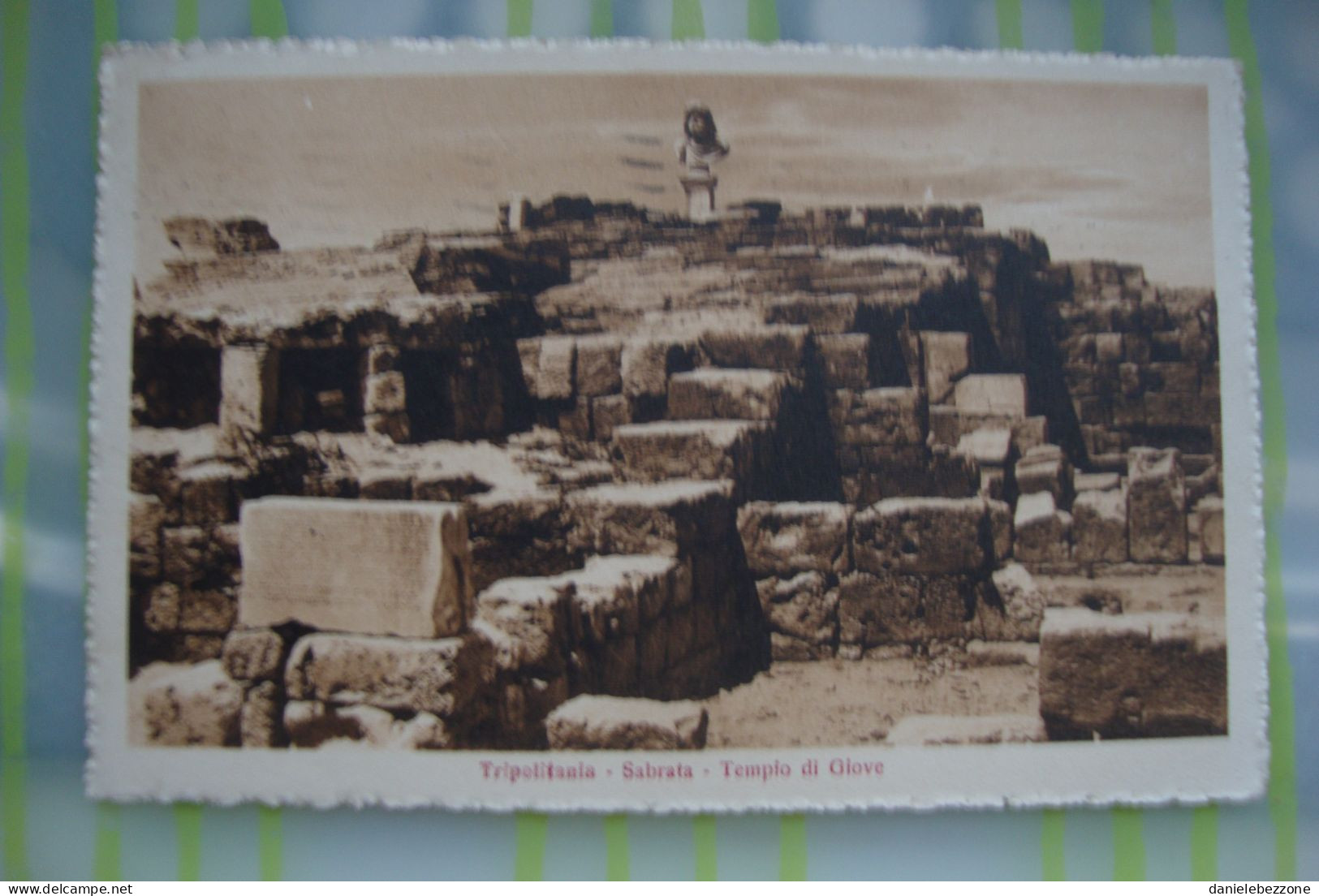 Tripolitania Sabrata - Tempio Di Giove Viaggiata 1934 - Libya