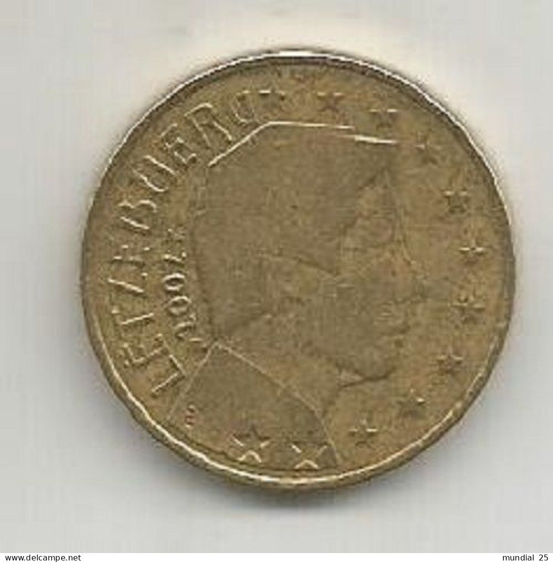 LUXEMBOURG 50 EURO CENT 2002 - Luxemburg
