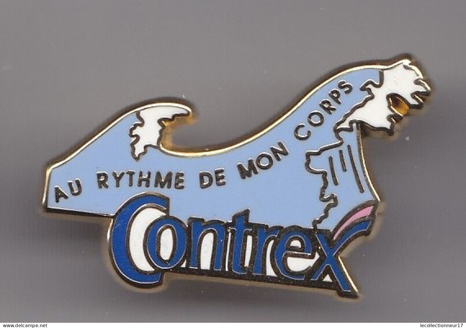 Pin's Arthus Bertrand Contrex Au Rythme De Mon Corps Réf 7876JL - Levensmiddelen