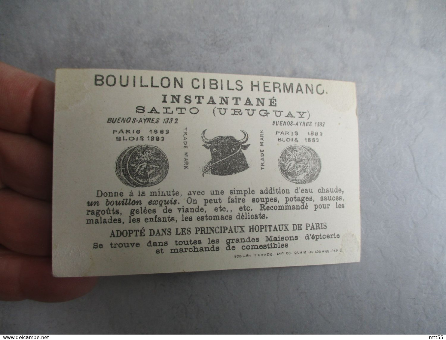 BOUILLON CIBILS HERMMANOSCHROMO SALTO URUGUAY - Other & Unclassified