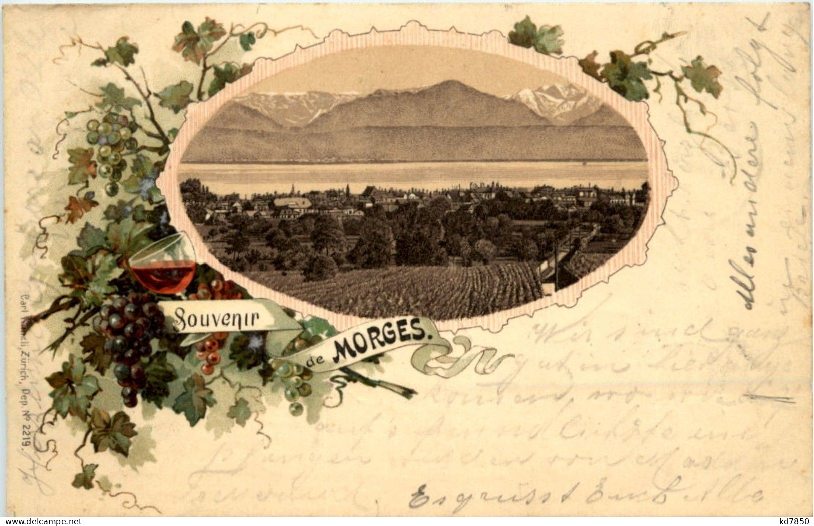 Souvenir De Morges - Litho - Morges