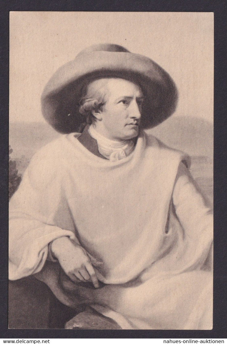 Bizone Ansichtskarte Motiv J.W. Von Goethe Dichter SST 200 Jahre Frankfurt Main - Other & Unclassified