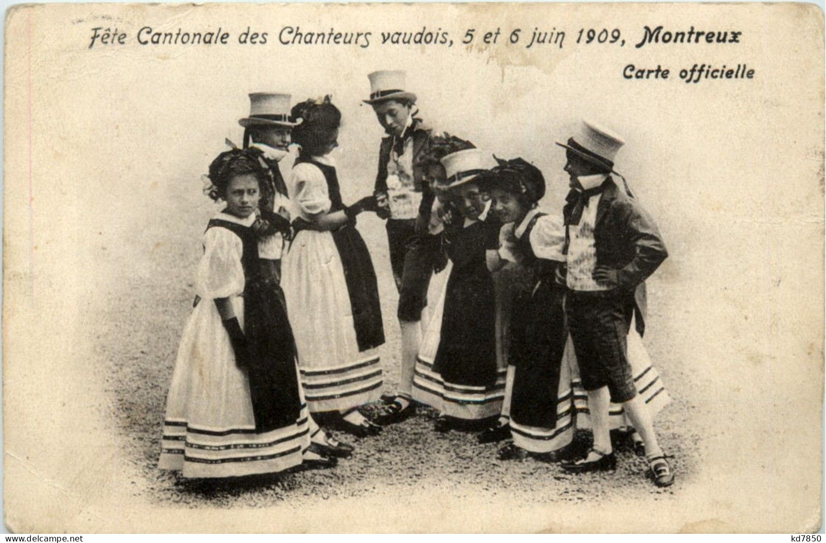 Montreux - Fete Cantonale Des Chanteurs Vaudois 1909 - Montreux