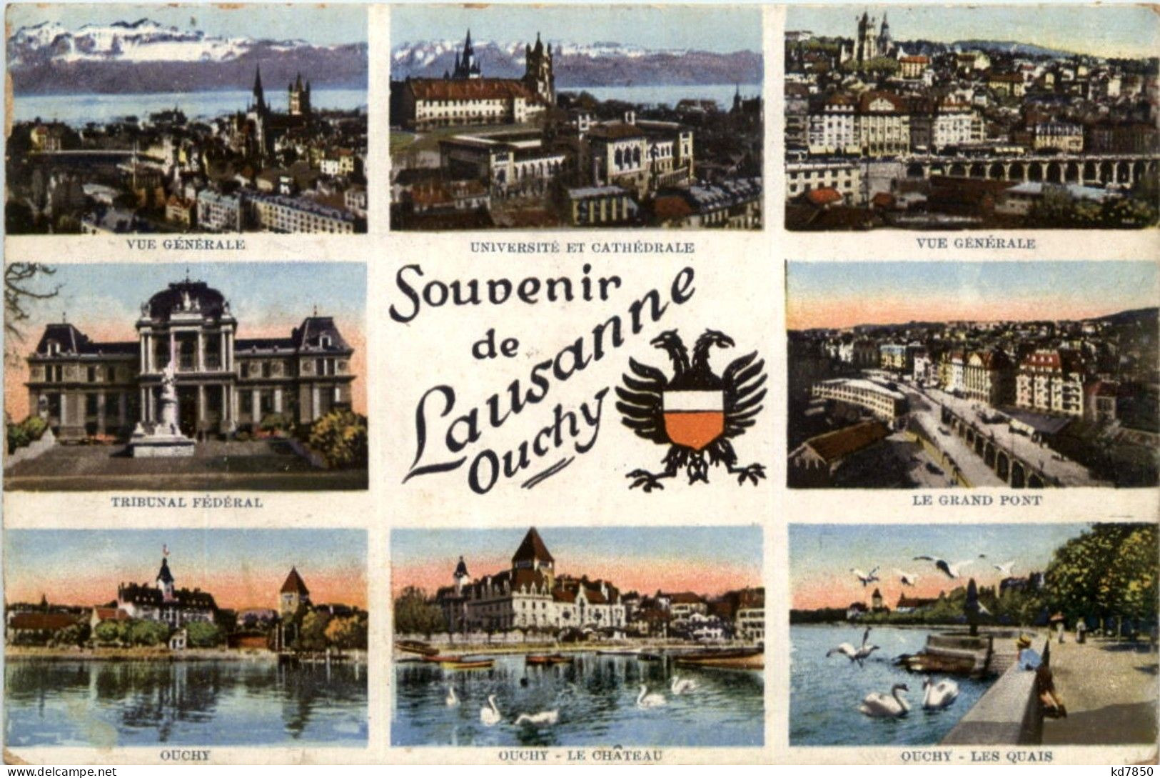 Souvenir De Lausanne Ouchy - Lausanne