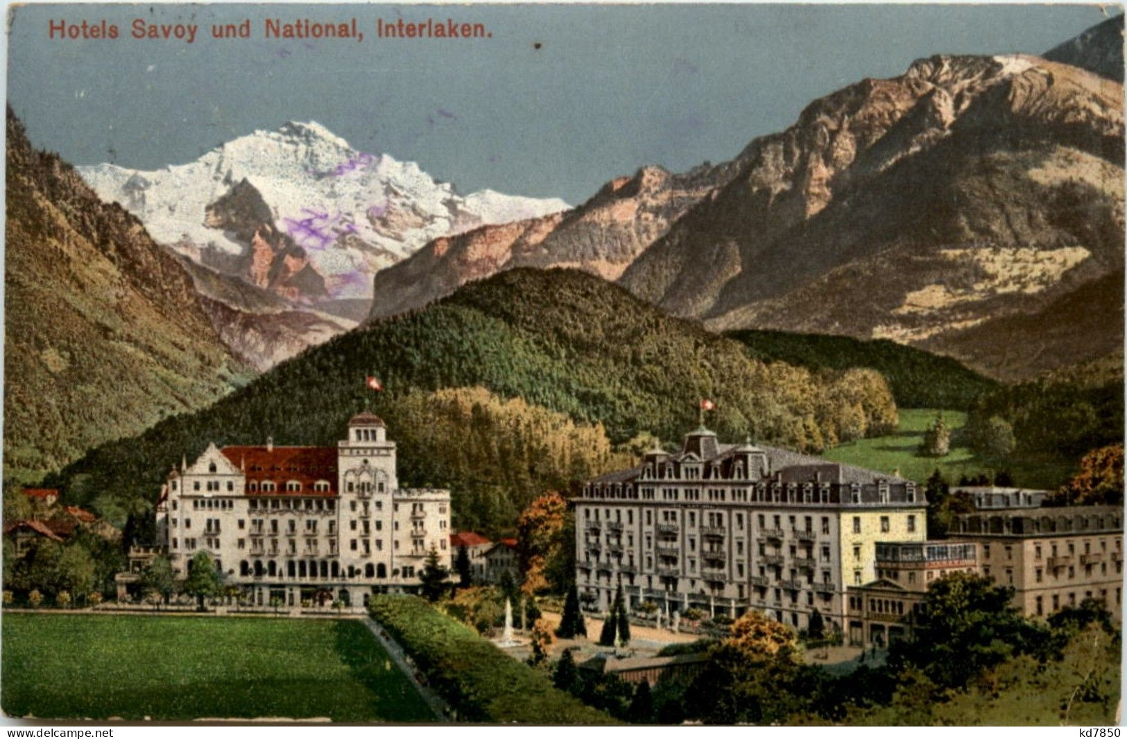 Interlaken - Hotels Savoy Und National - Interlaken