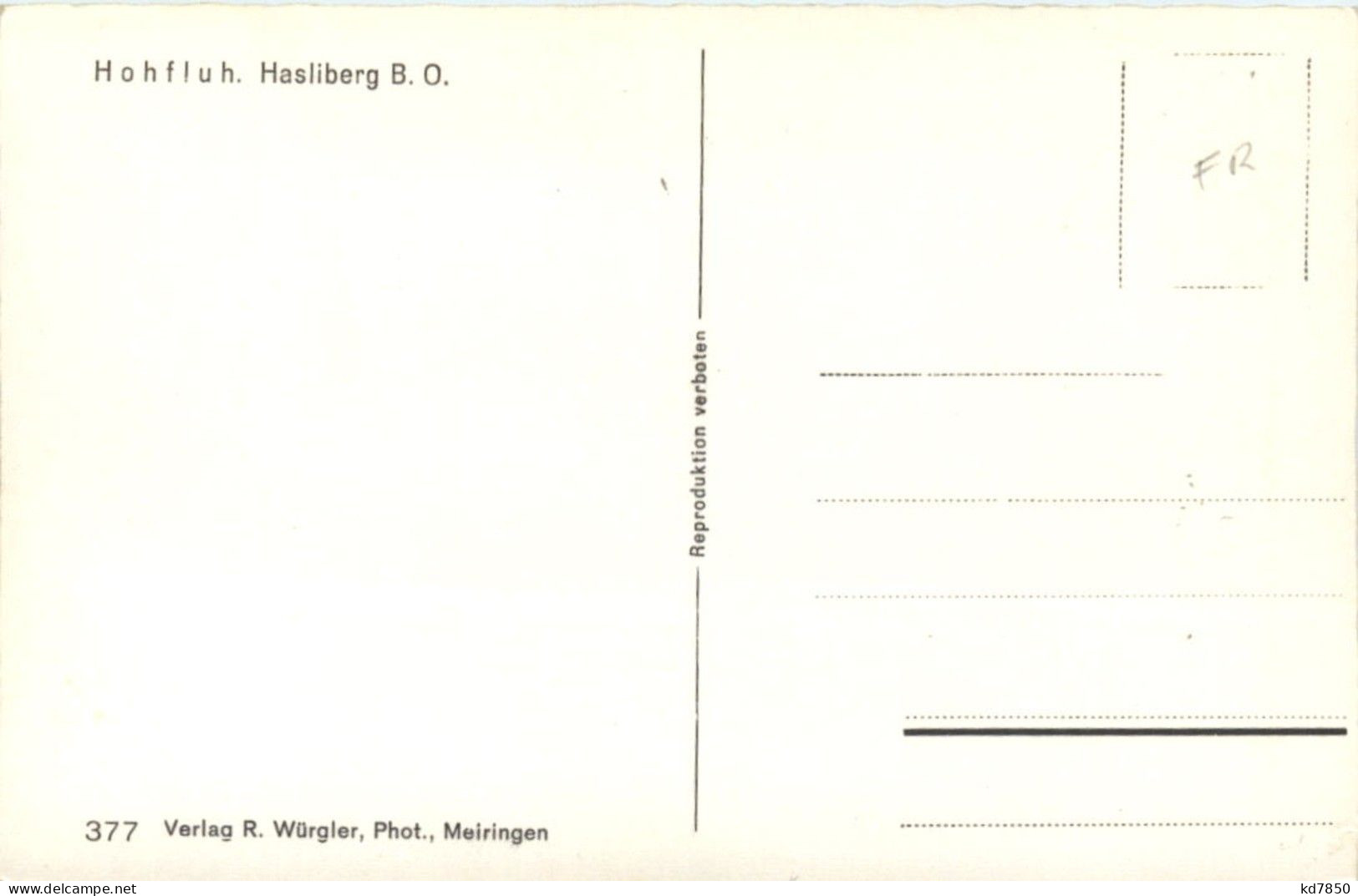 Hohfluh - Hasliberg - Hasliberg