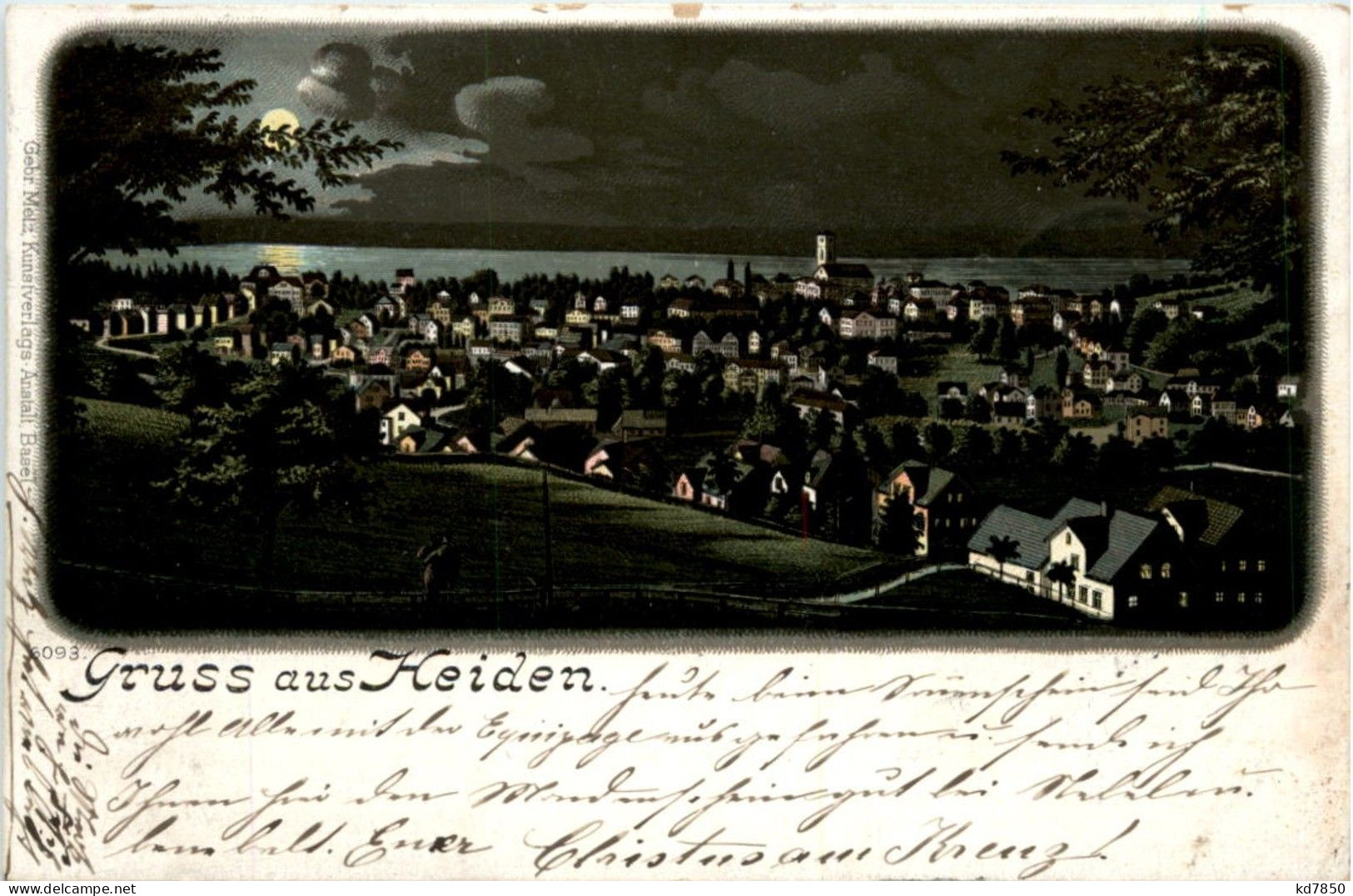 Gruss Aus Heiden - Litho - Heiden