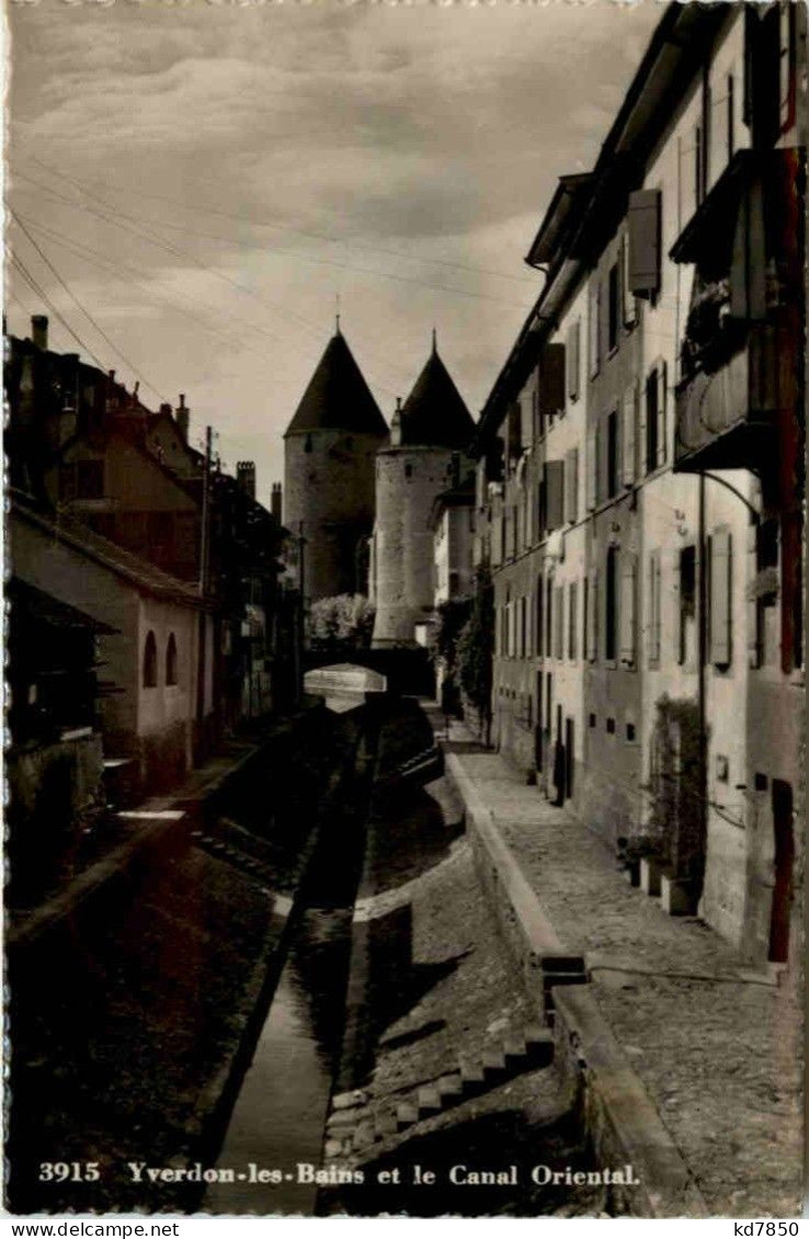 Yverdon - Le Canal Oriental - Yverdon-les-Bains 