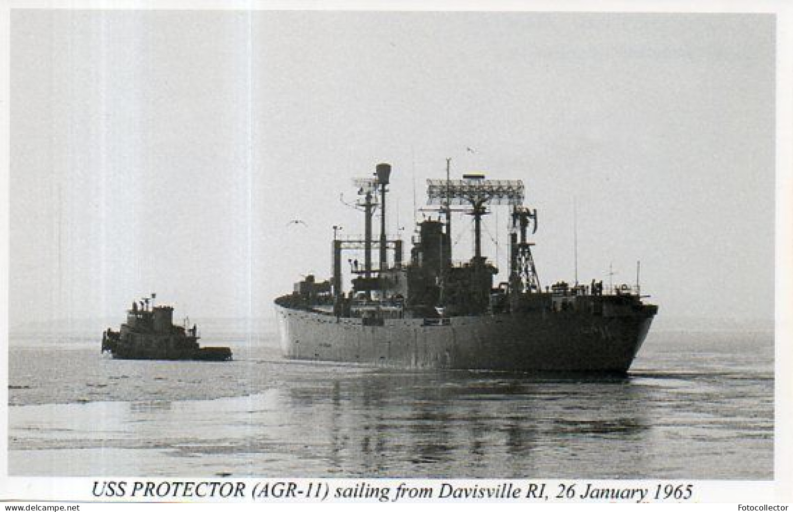 USA : Bateau Détection Radar USS Protector (AGR 11 Ex Liberty Ship Warron P. Marks) - Bateaux