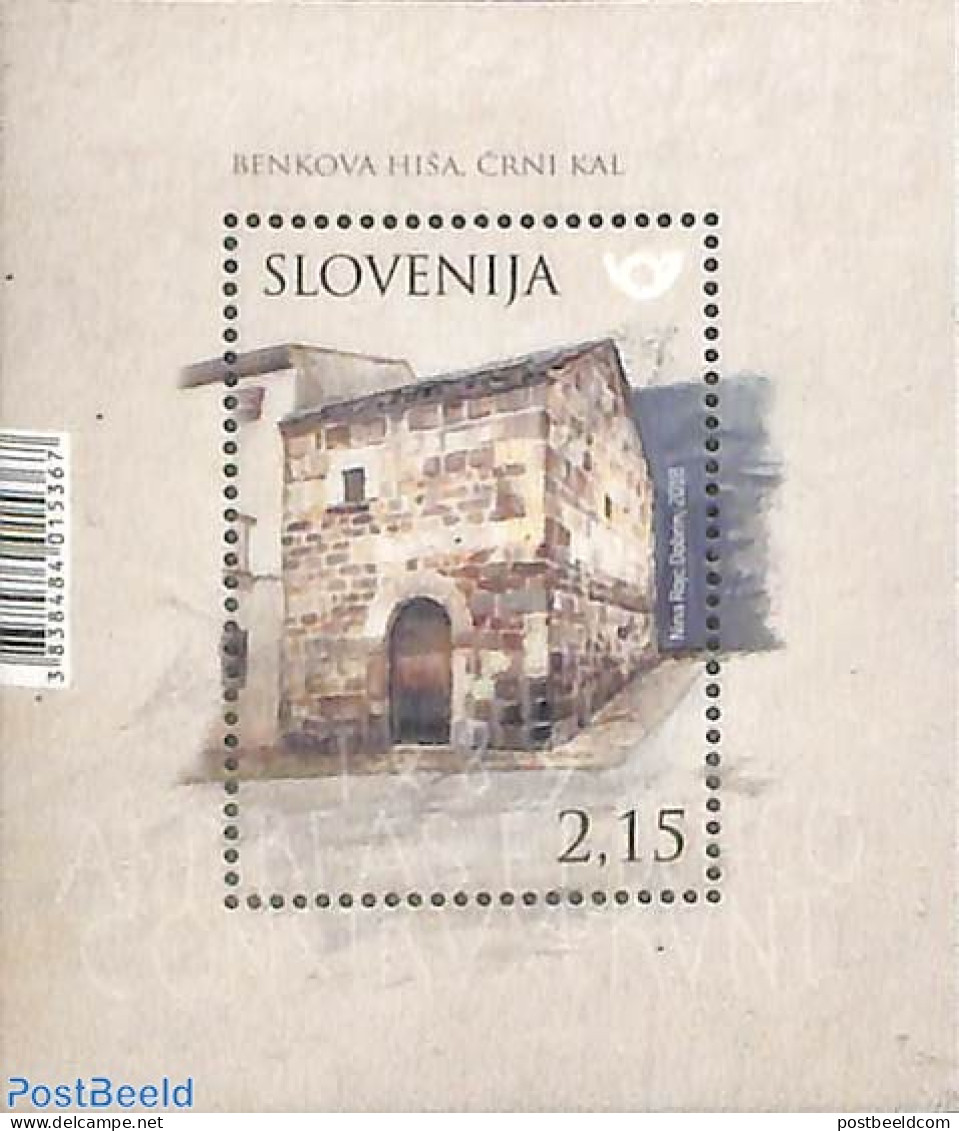 Slovenia 2018 Houses S/s, Mint NH, Art - Architecture - Slowenien