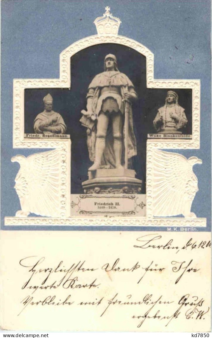 Friedrich II - Prägekarte - Koninklijke Families