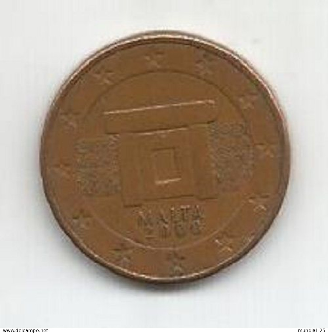 MALTA 5 EURO CENT 2008 - Malte