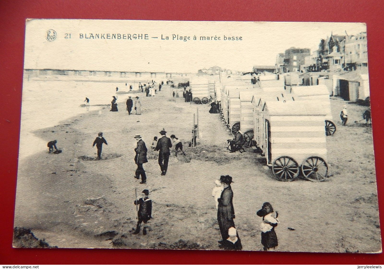 BLANKENBERGE  - La Plage à Marée Basse  -  1921 - Blankenberge