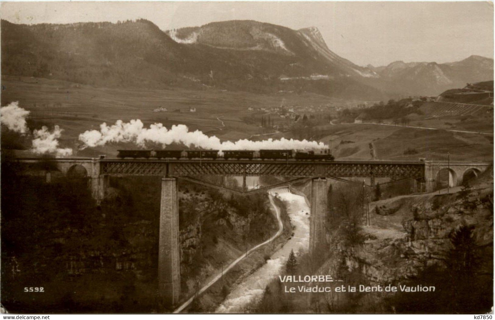 Vallorbe - Viaduc - Eisenbahn - Vallorbe