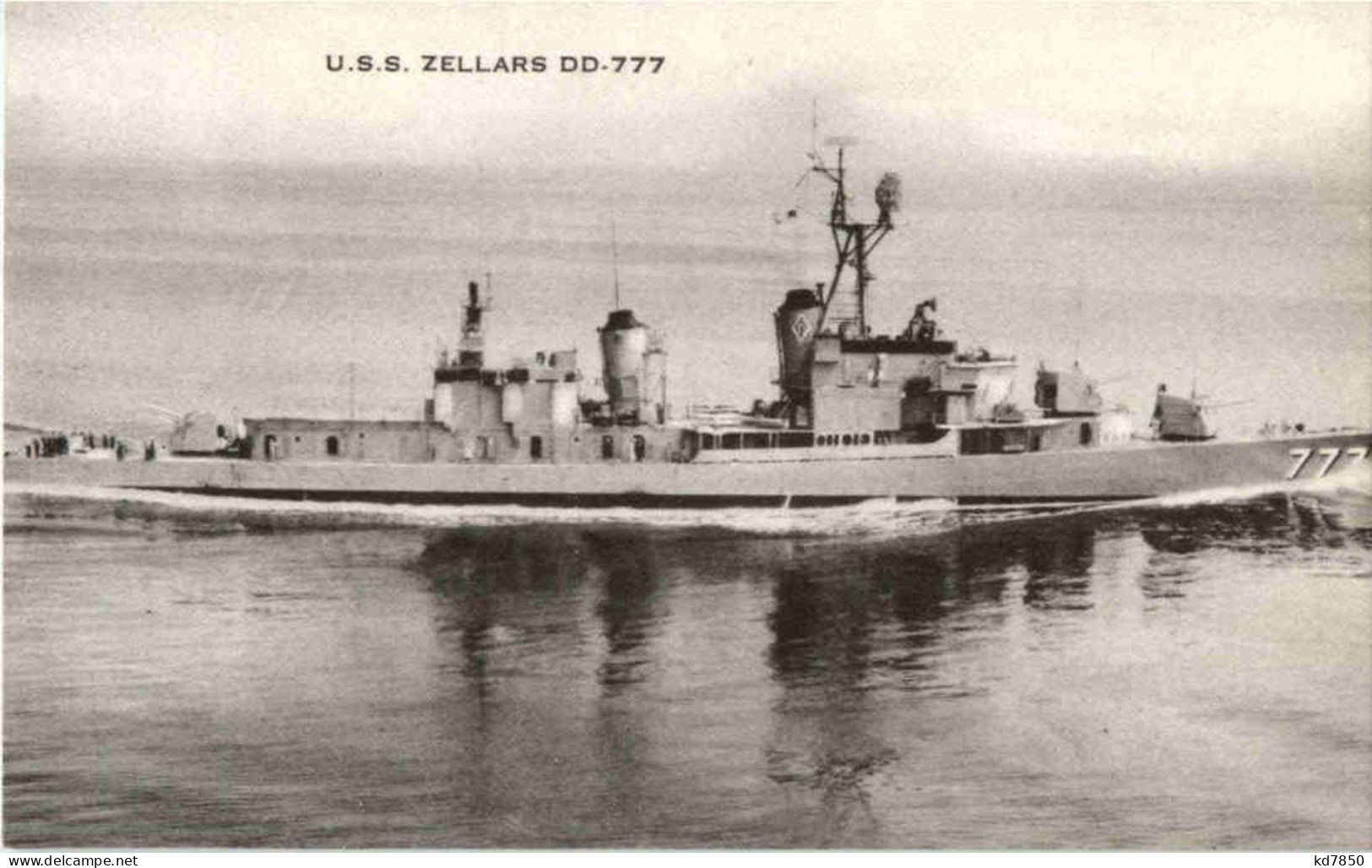 USS Zellars - Guerra