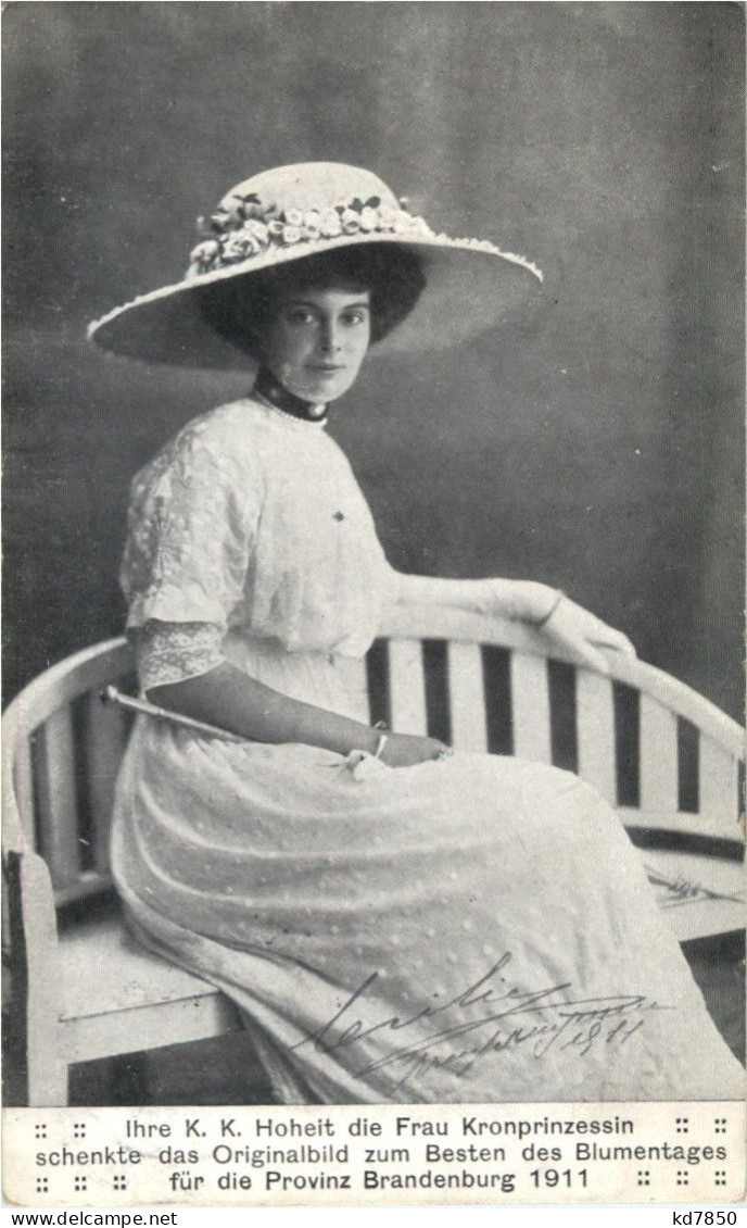 Kronprinzessin - Blumentage Lychen 1911 - Case Reali