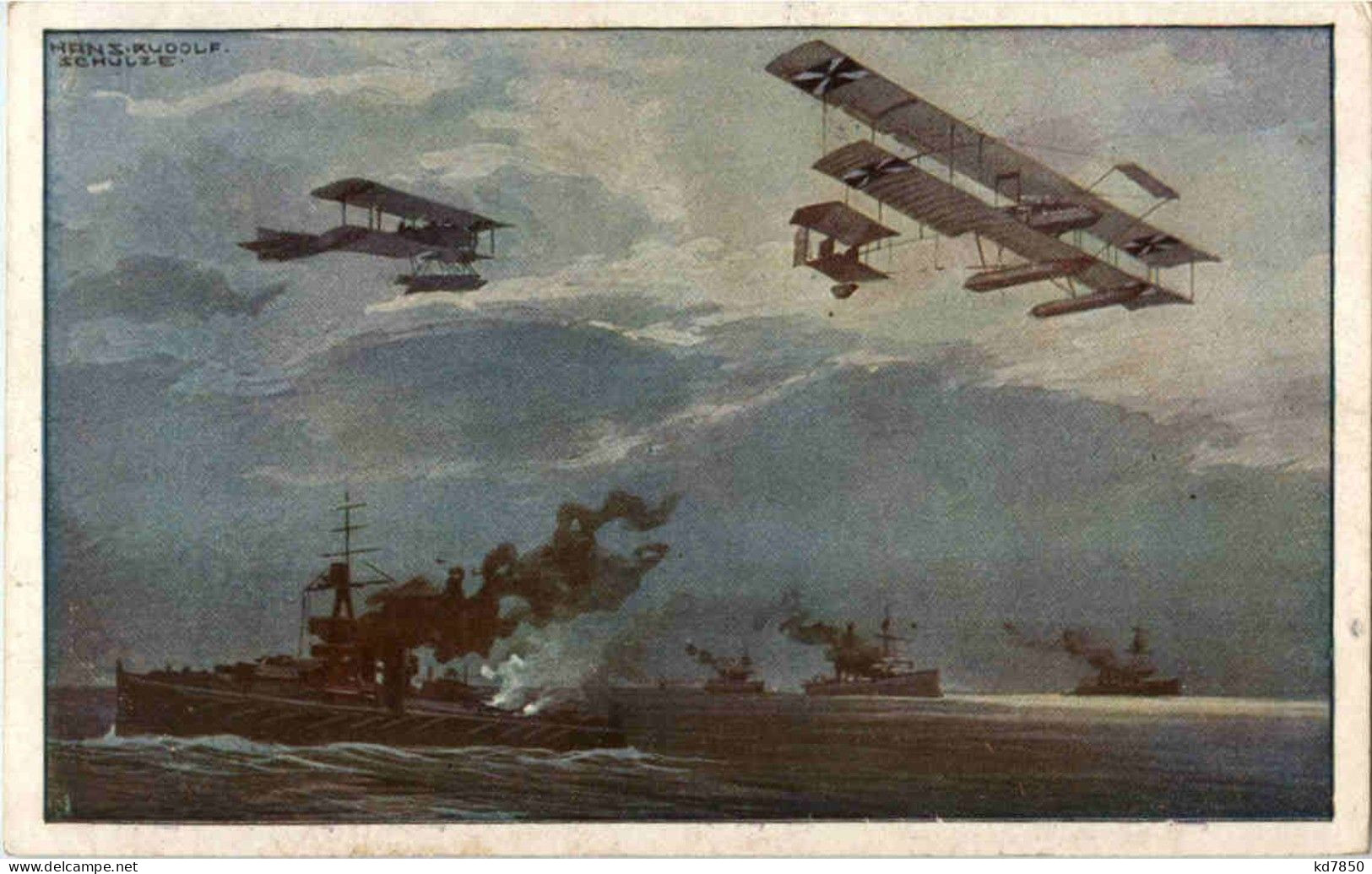 Wasserflugzeuge über Der Englischen Flotte - Oorlog 1914-18