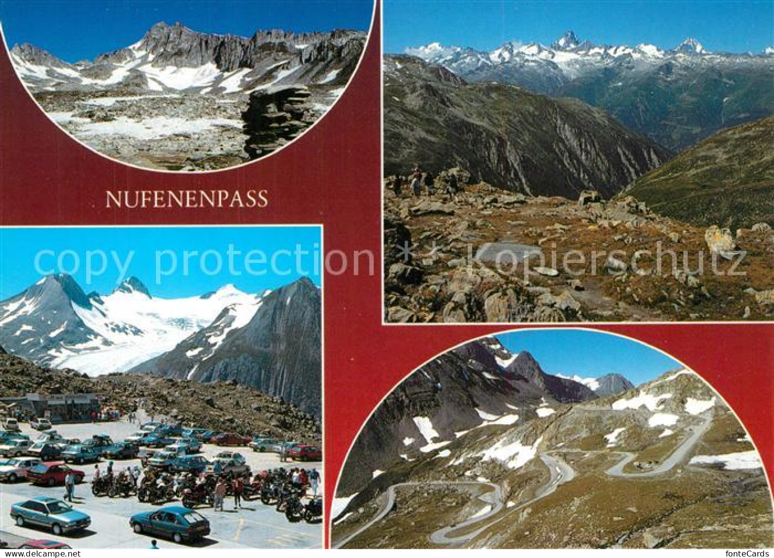 13595391 Nufenenpass Teilansichten Panorama Nufenenpass - Other & Unclassified