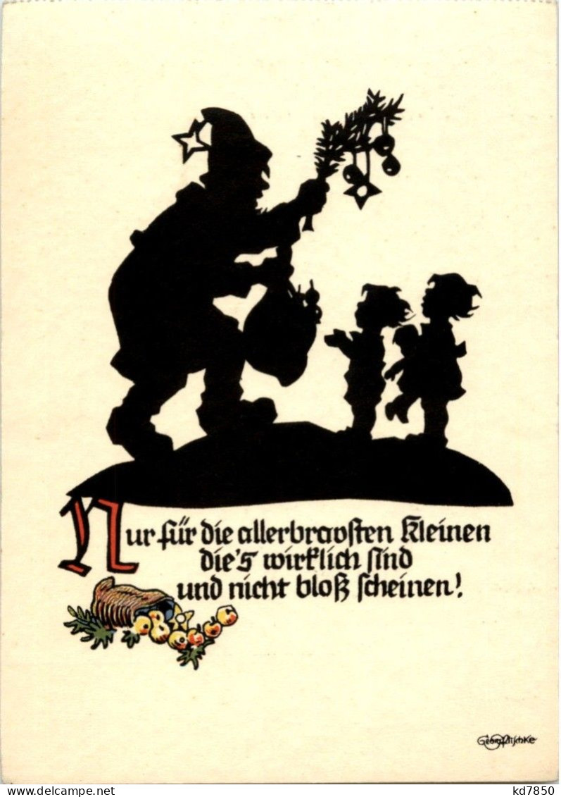 Georg Plischke - Scherenschnitt - Silhouette