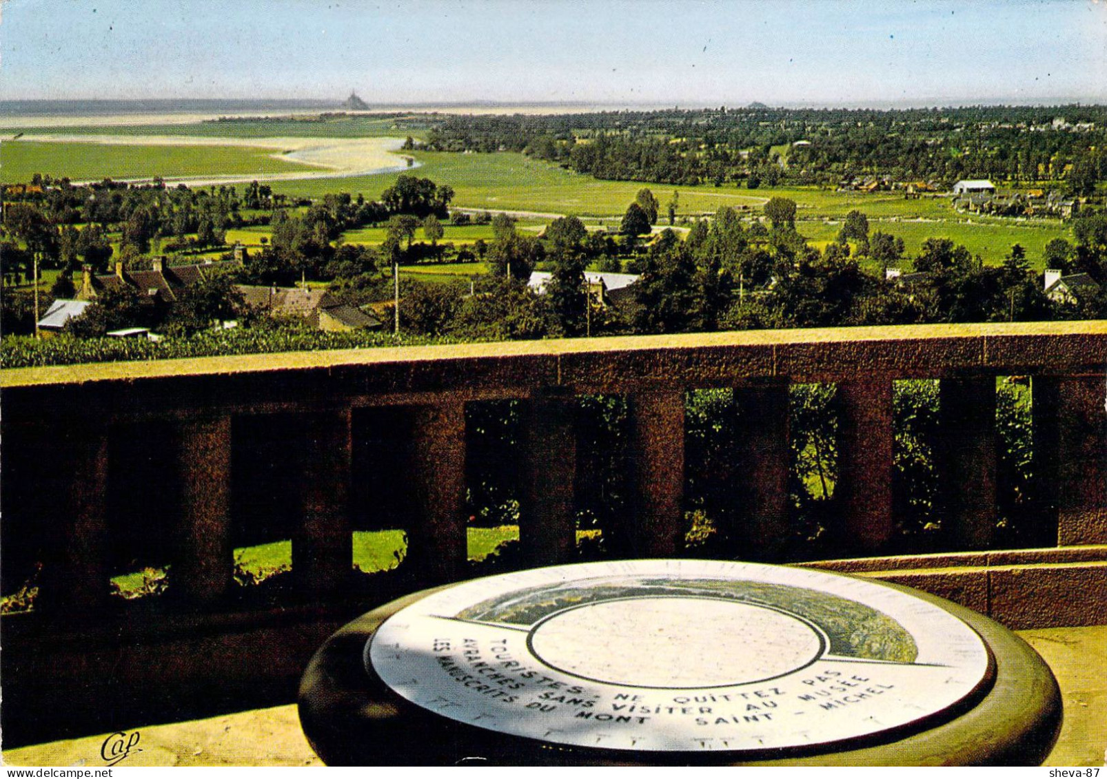 50 - Avranches - La Table D'Orientation - Panorama Vers Le Mont Saint Michel - Avranches