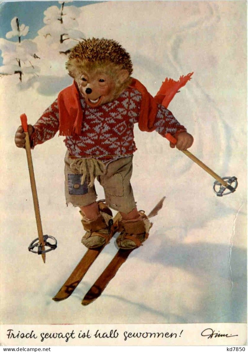 Mecki - Skifahren - Mecki