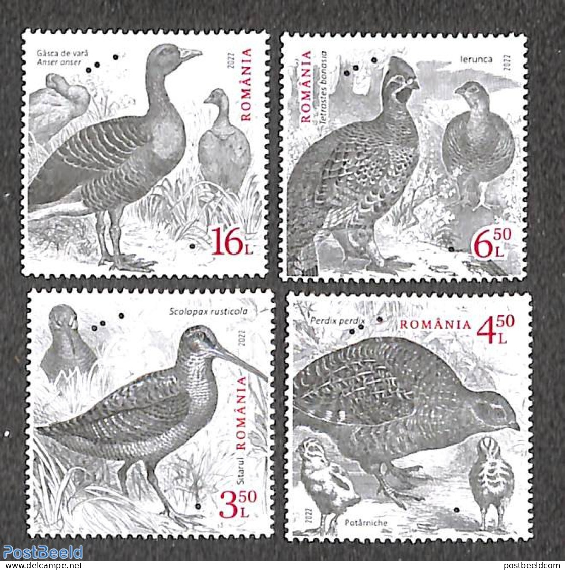 Romania 2022 Migrating Birds 4v, Mint NH, Nature - Birds - Nuevos