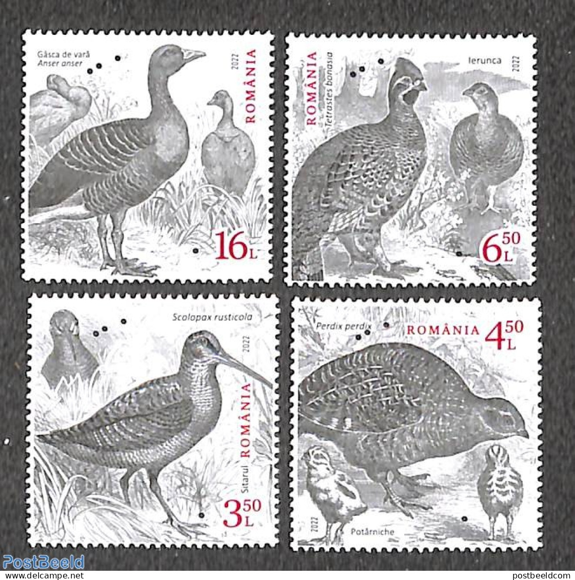 Romania 2022 Migrating Birds 4v, Mint NH, Nature - Birds - Unused Stamps