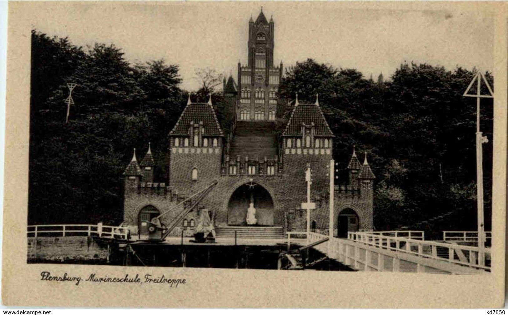 Flensburg - Marineschule Freitreppe - Flensburg