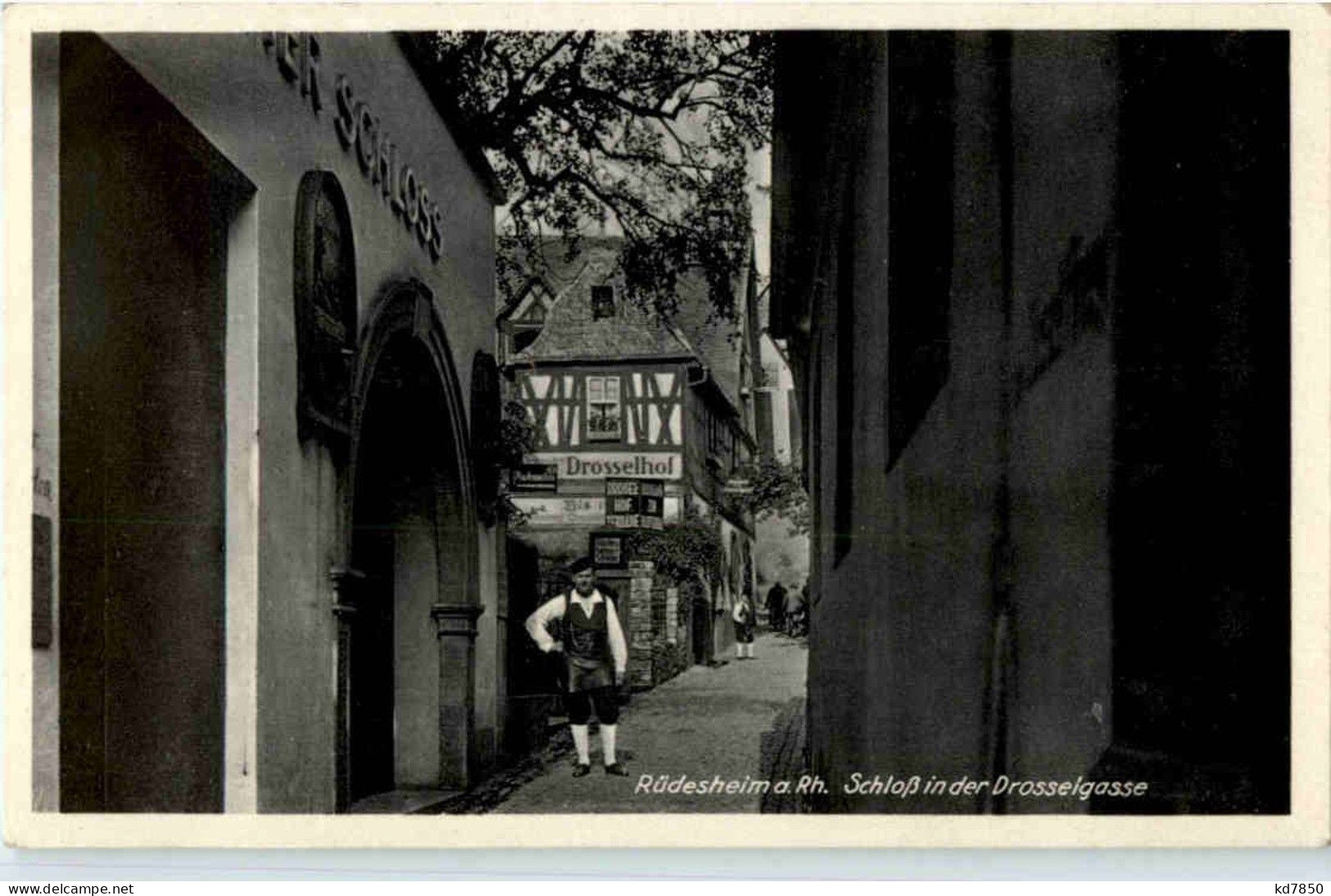 Rüdesheim - Schloss In Der Drosselgasse - Ruedesheim A. Rh.