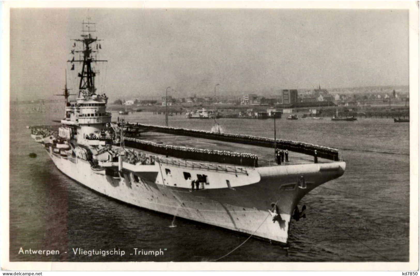 Antwerpen - Vliegruigschip Triumph - Flugzeugträger - Antwerpen