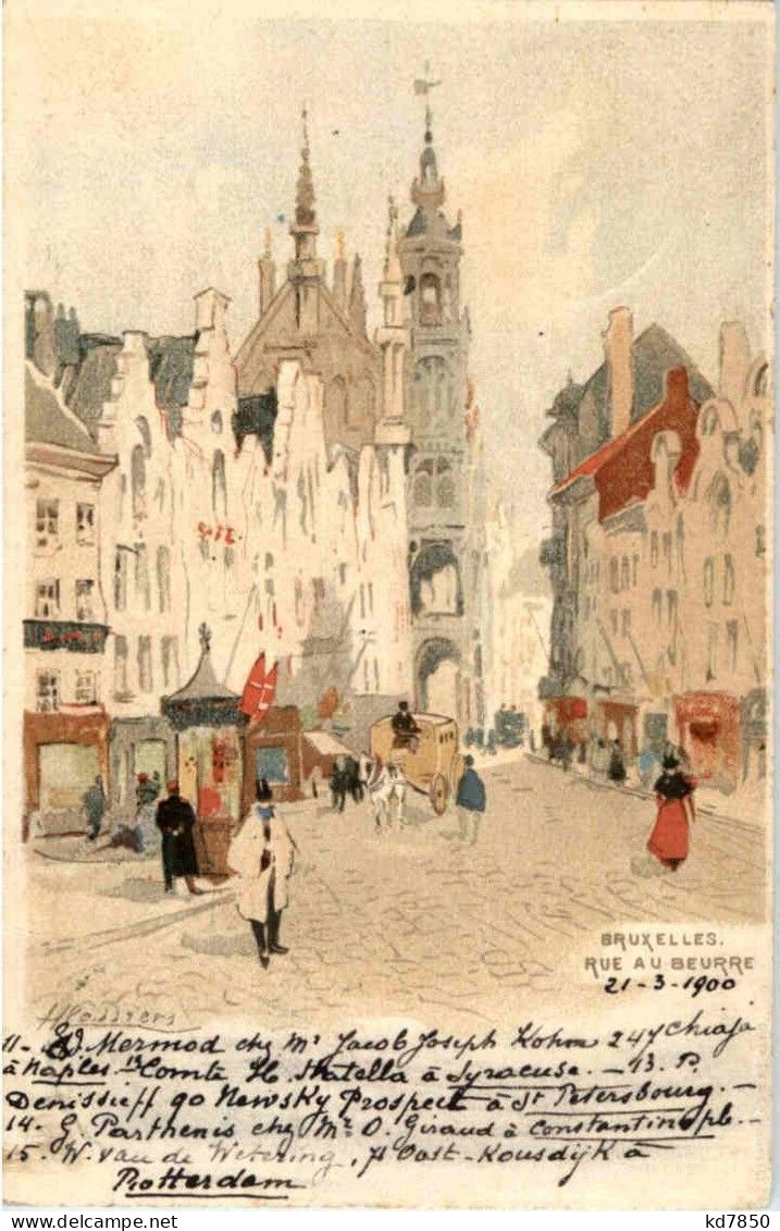 Bruxelles - Rue Au Beurre - Andere & Zonder Classificatie