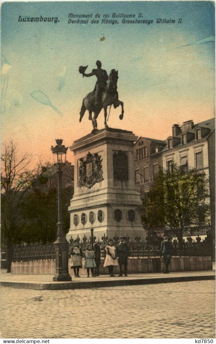 Luxembourg - Monument Du Roi Guillaume - Luxembourg - Ville