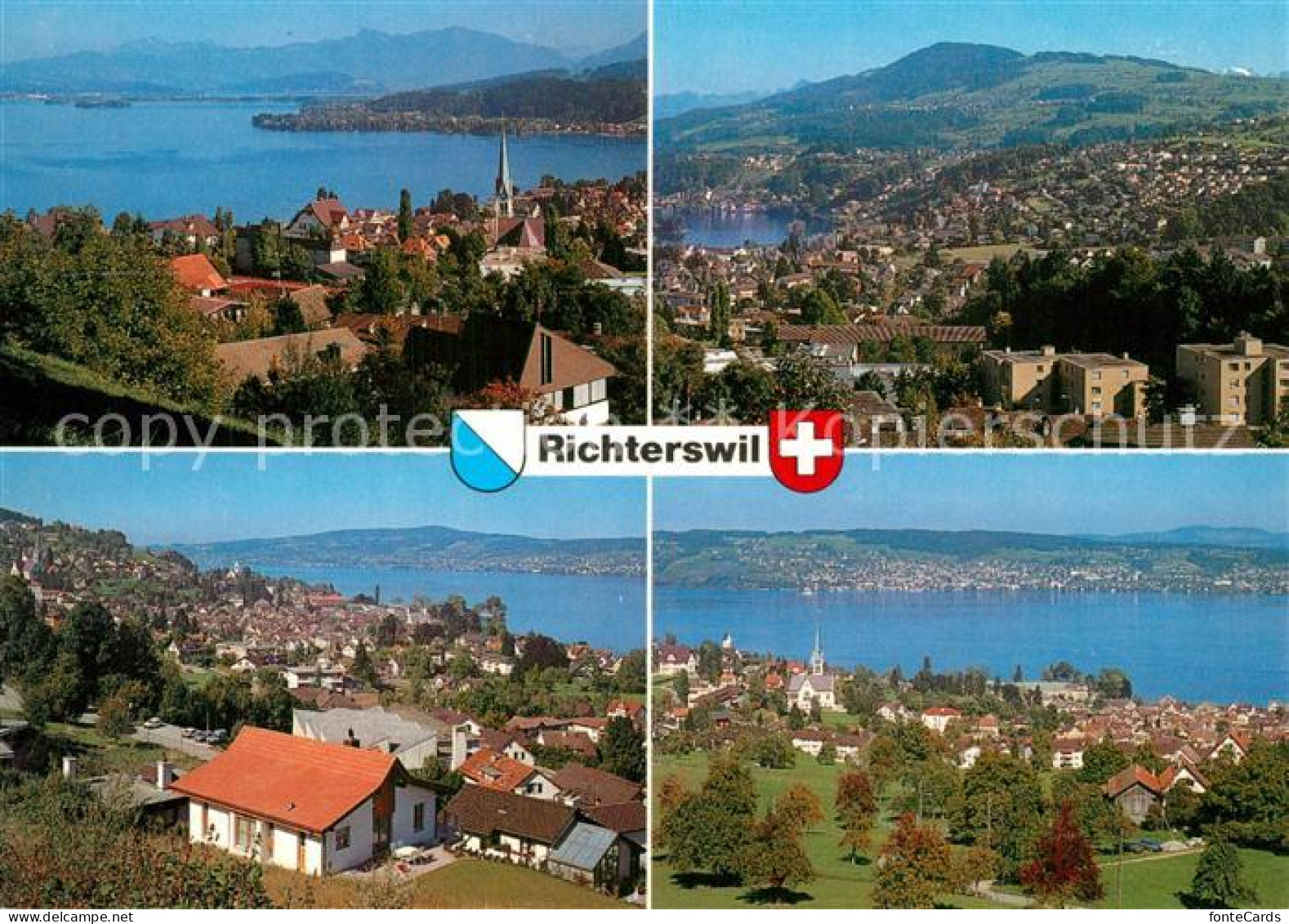 13592442 Richterswil Am Zuerichsee Panorama Richterswil - Autres & Non Classés