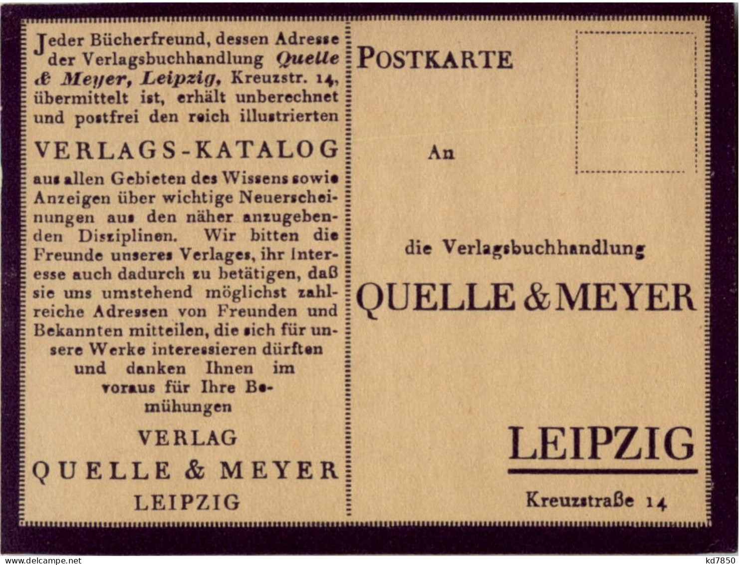 Leipzig - Quelle & Meyer - Leipzig