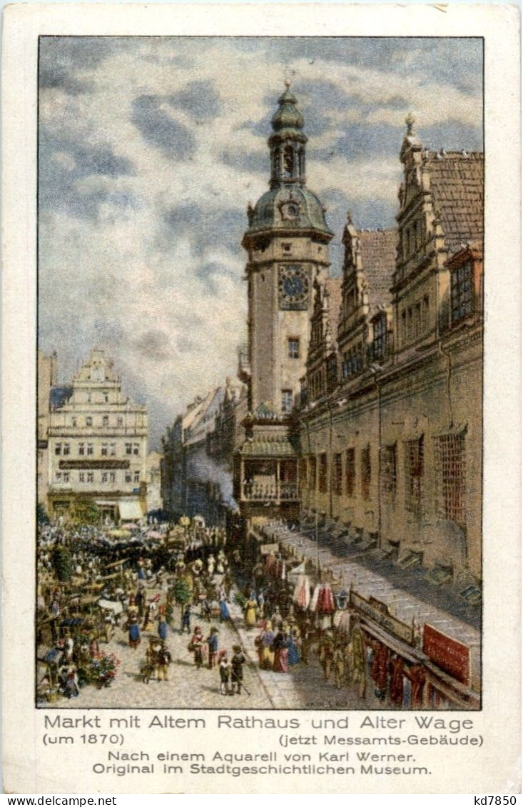 Leipzig - Markt Mit Altem Rathaus - Leipzig