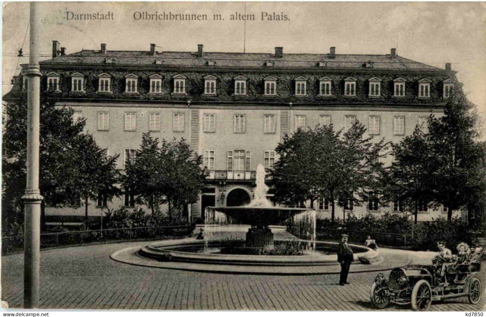 Darmstadt - Olbrichbrunnen - Darmstadt