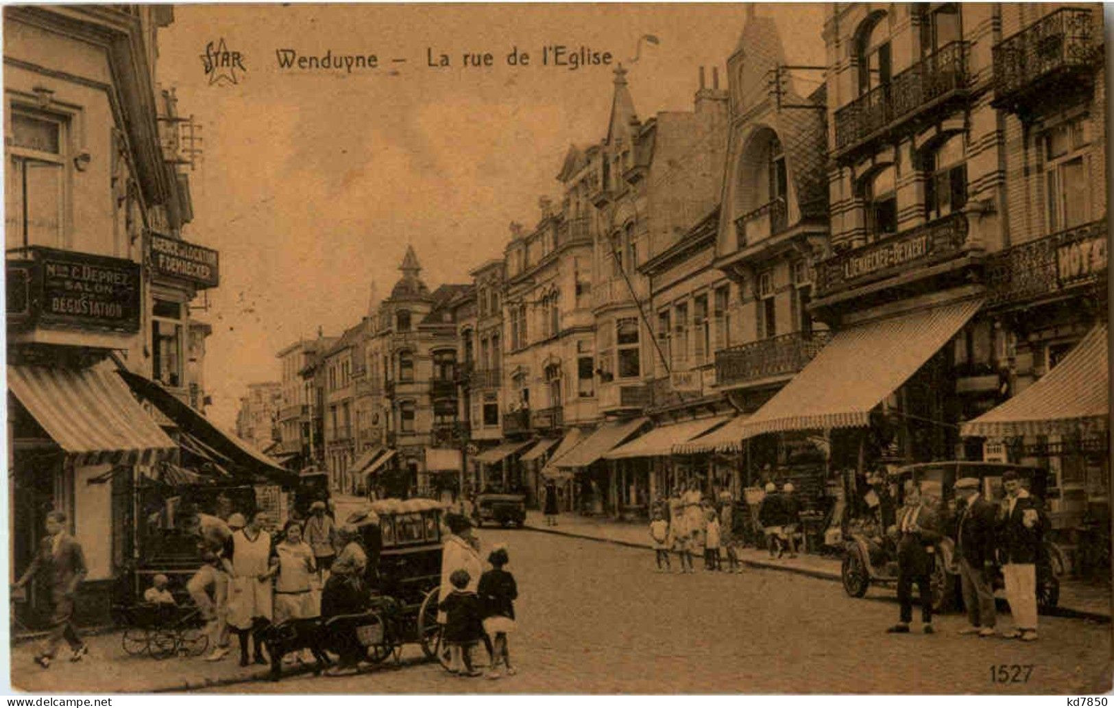 Wenduyne - La Rue De L Eglise - Wenduine