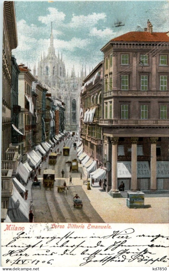 Milano - Corso Vittorio Emanuele - Milano (Mailand)