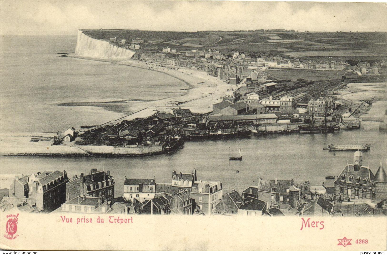 MERS LES BAINS - VUE  PRISE DU TREPORT - Mers Les Bains